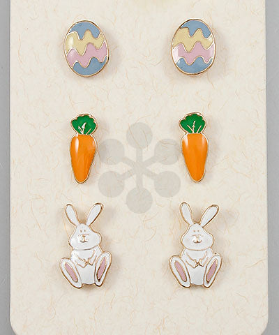 3 Pack Easter Studs