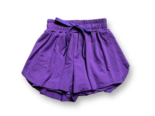 Purple Butterly Shorts