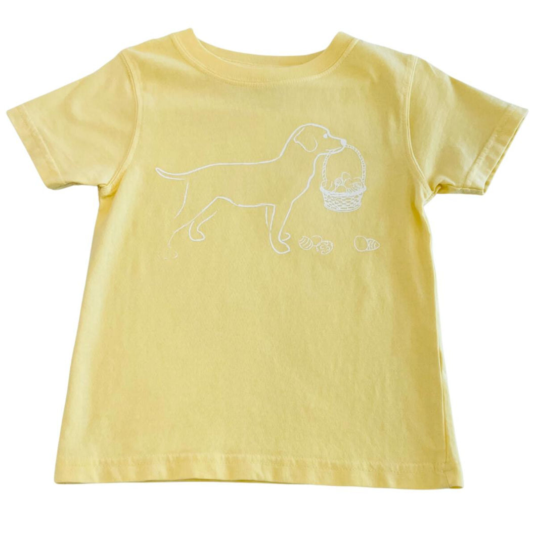 Yellow Lab with Basket T-Shirt
