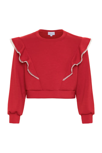 Livvy Sweatshirt - Red