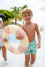 Gibson Island Green Gingham Tortola Swim Trunks