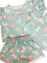 Butterfly Puff Sleeve Athleisure Top