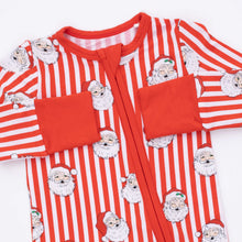 Vintage Santa Stripe - Convertible Romper