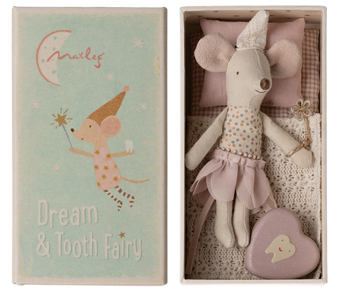 Tooth Fairy Mouse - Little Sister in Matchbox