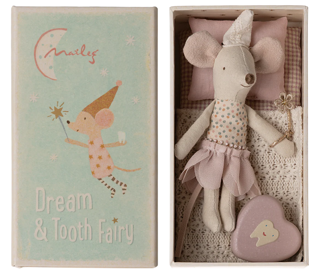 Tooth Fairy Mouse - Little Sister in Matchbox