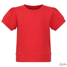 Short Sleeve Holly Sweatshirt - Red