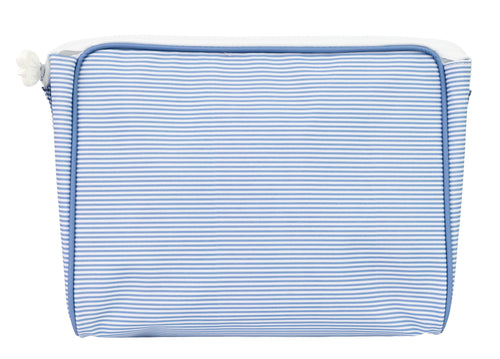 The Go Bag - Navy Mini Stripe