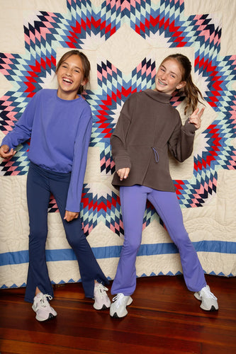 Florie Flare Leggings - Purple