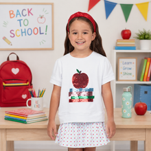 Short Sleeve Holly Sweatshirt - Sequin Apple