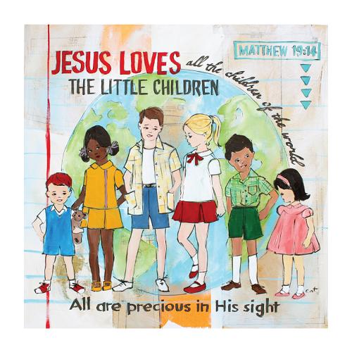 Jesus Loves the LIttle Children Print