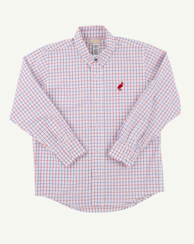 Lake Powell Plaid Deans List Dress Shirt - Rolled Sleeves