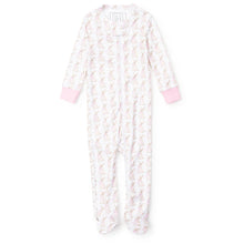 Parker Zipper Pajama - Pink Bunnies