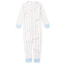 Parker Zipper Pajama - Blue Bunnies