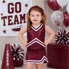 Shimmer Cheer Suit - Maroon