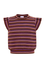 Olivia Top - Rust/Royal/Lavender