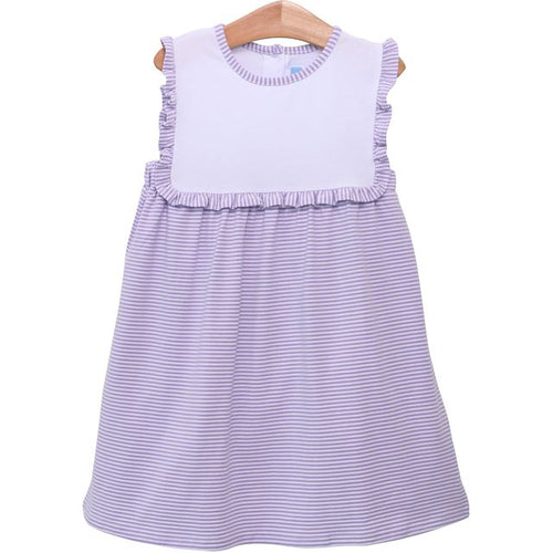 Lavender Stripe Alice Dress