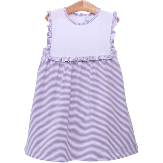 Lavender Stripe Alice Dress