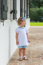 Light Blue Bitty Dot Harriet Bloomer Set