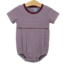 Bentley Game Day Bubble - Maroon Stripe
