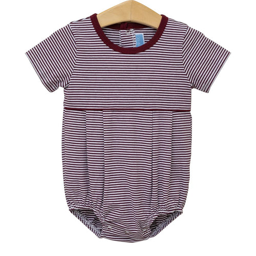 Bentley Game Day Bubble - Maroon Stripe