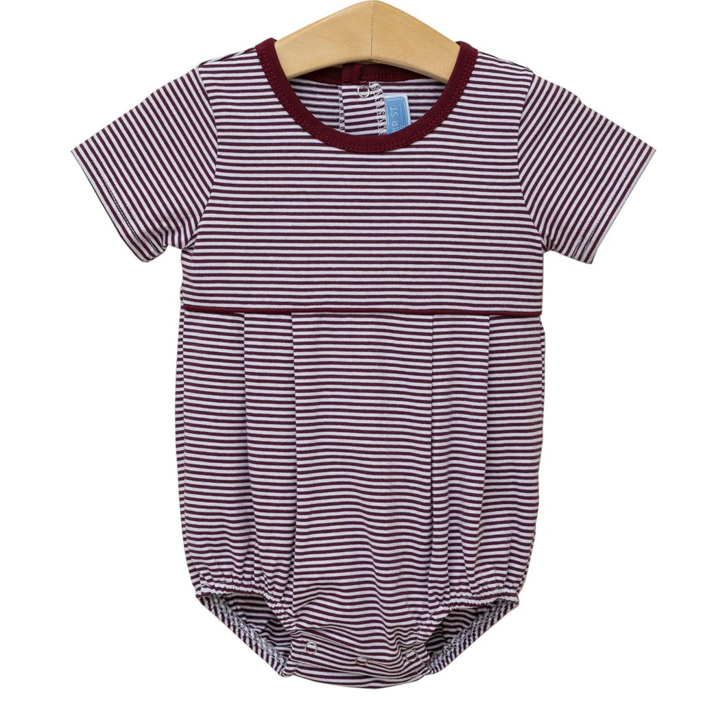 Bentley Game Day Bubble - Maroon Stripe