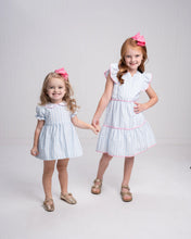 Blue Stripe Breeze Harley Dress