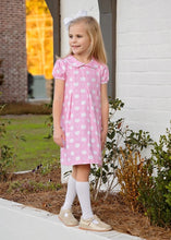 Pink Pumpkins Knit Penny Pleat Dress