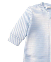 Blue Simple Stripes Footie