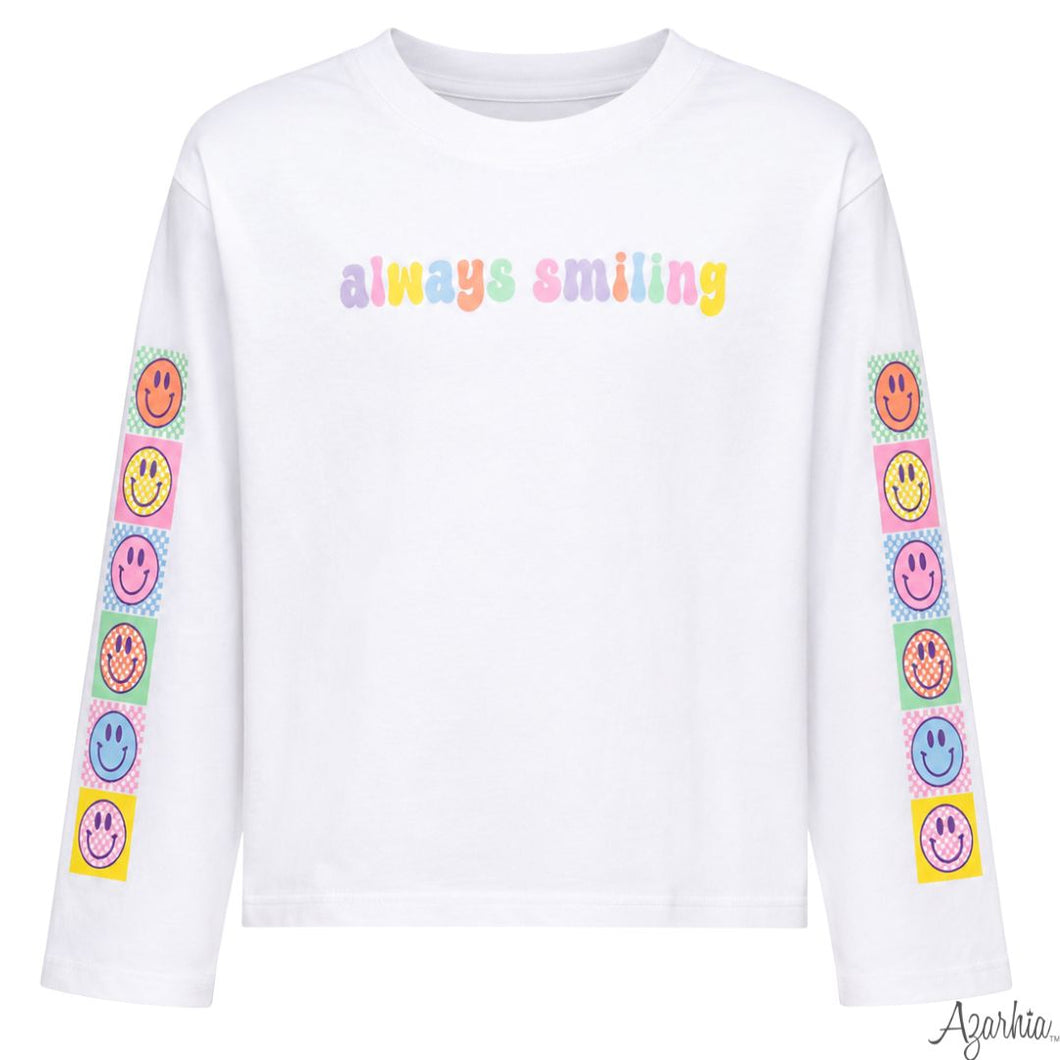 Always Smiling LS Boxy Tee