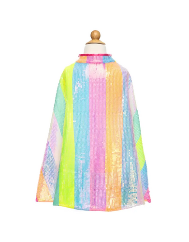 Stripy Sequin Cape