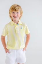 Lake Worth Yellow Stripe Prim & Proper Polo
