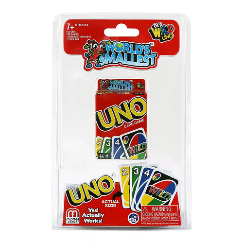 World's Smallest Uno Card Game