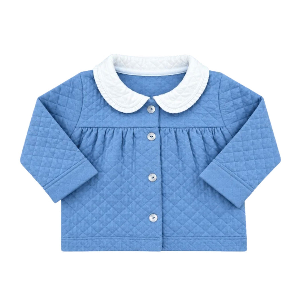 Carter Quilted Coat - Baylor Blue