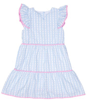Blue Stripe Breeze Harley Dress