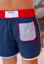 Navy/Red/Blue Tanner Trunks
