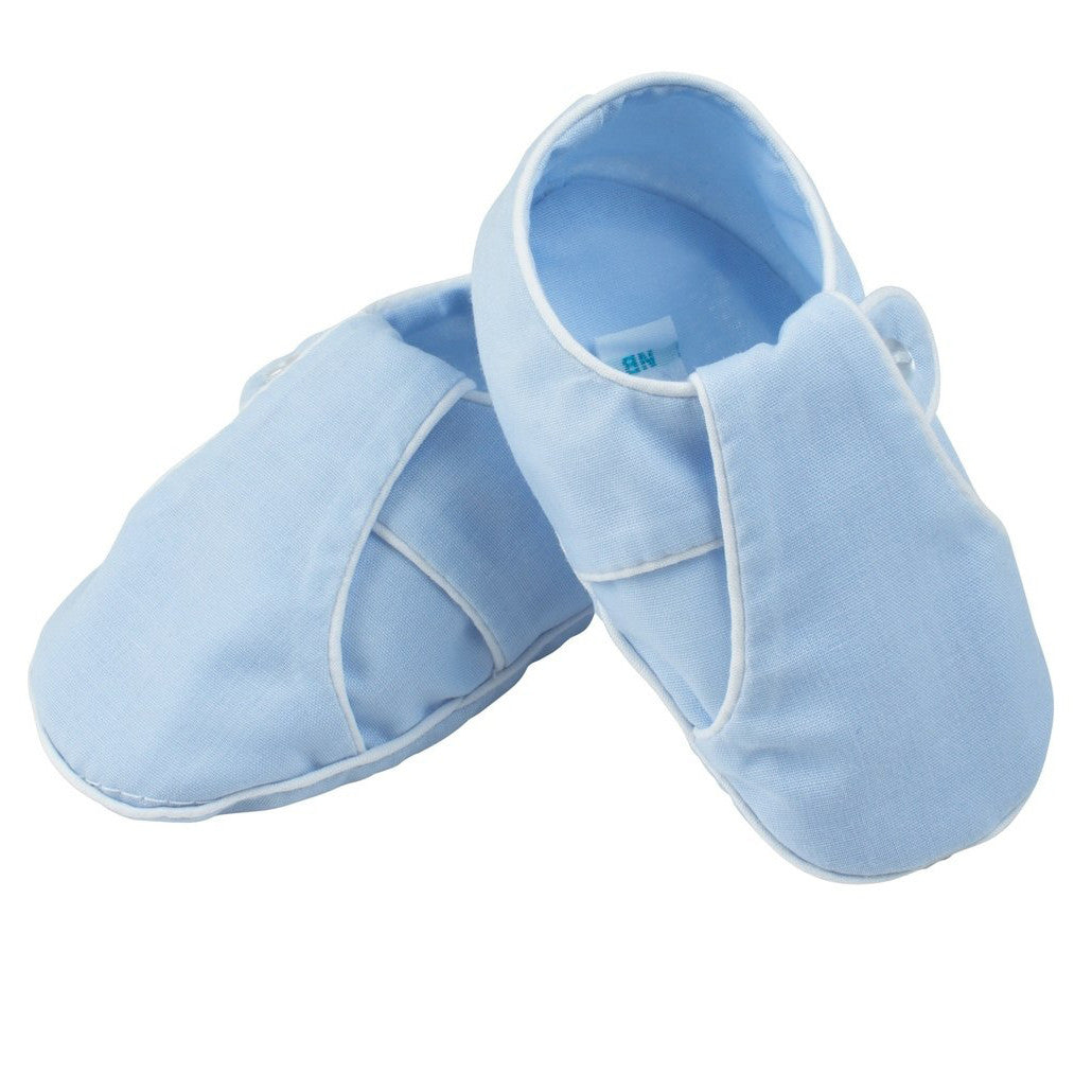 T-Strap Booties - Blue