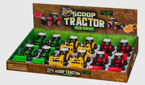 Die Cast Scoop Tractor