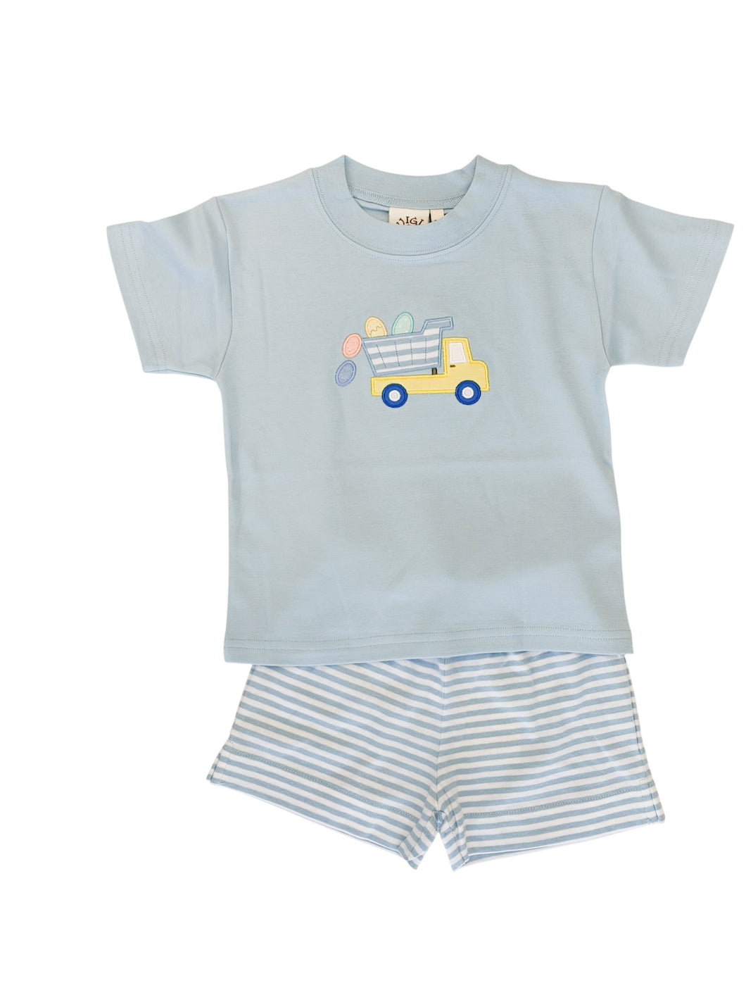 Easter Dump Truck Short Set
