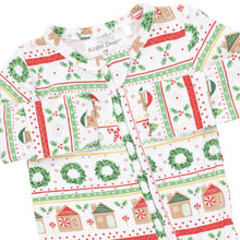 Gingerbread Fair Isle Uniisex - 2 Way Zipper Footie