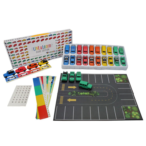 Line and Learn Cars