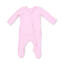 Solid Pink A Boo 2 Way Zipper Footie