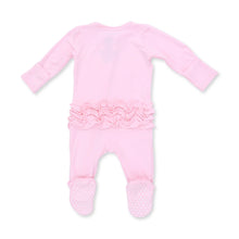 Solid Pink A Boo 2 Way Zipper Footie