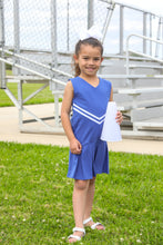 Cheer Uniform Dress - Royal Blue