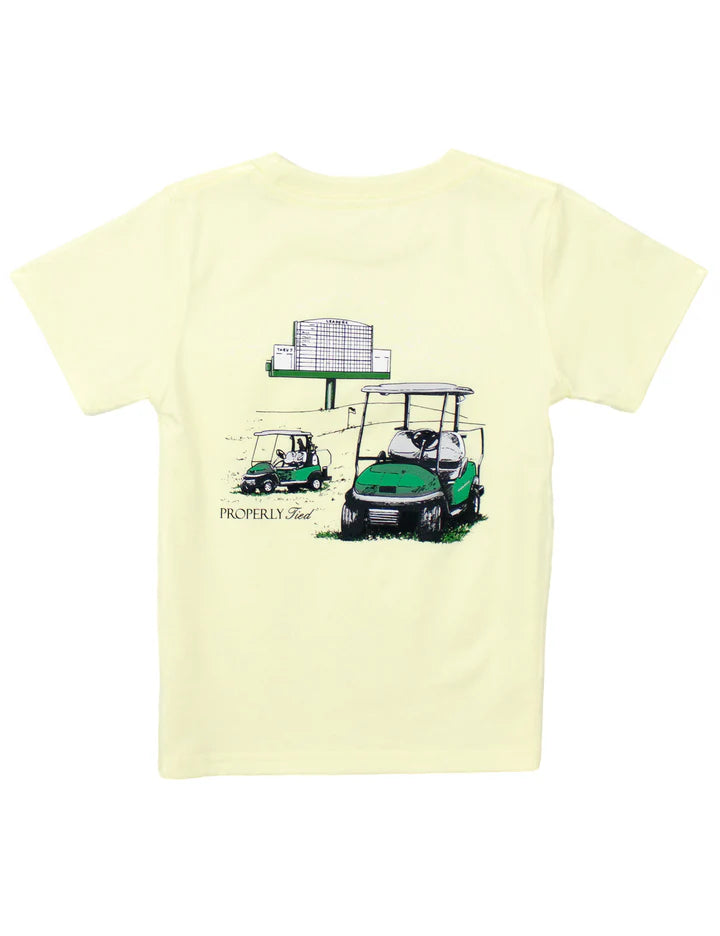 Leaderboard Tee - Light Yellow