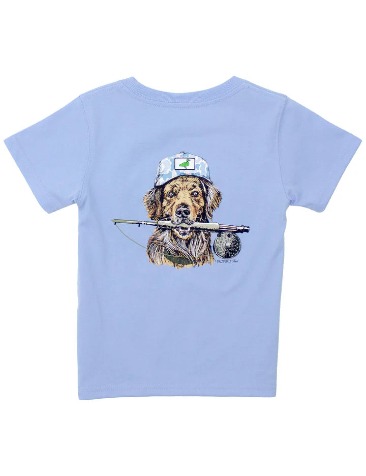 Fishing Buddy Tee - Light Blue