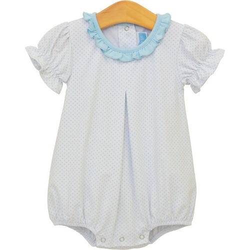 Light Blue Bitty Dot Harriet Bubble