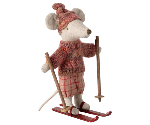 Winter Mouse with Ski Set - Big Sister