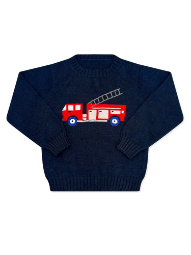 Firetruck Cozy Up Sweater