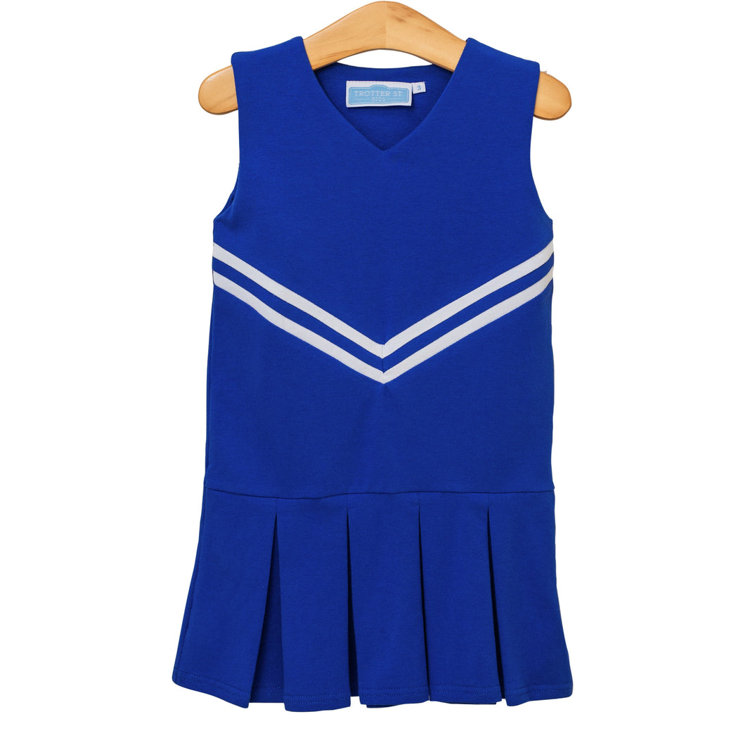 Cheer Uniform Dress - Royal Blue