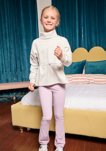 Florie Flare Leggings - Lilac